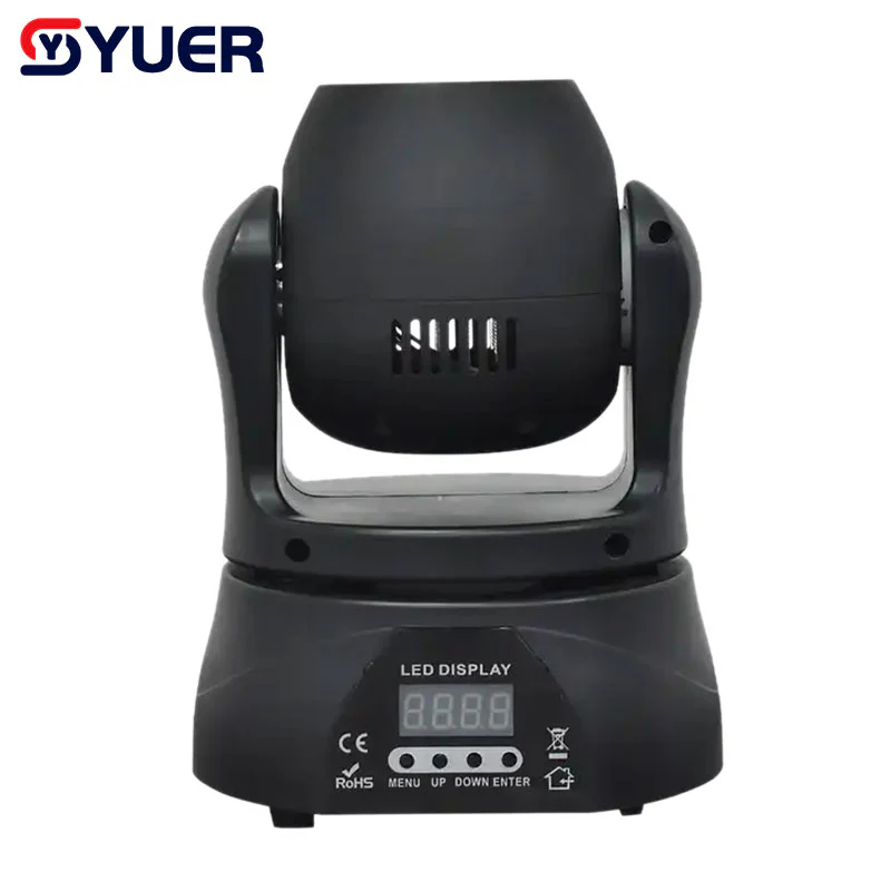YUER™️ NEW Mold MINI LED 60W RGBW Beam Moving Head Light DMX512 Stage Light for Home Entertainment Professional Stage Music Party - Image 5