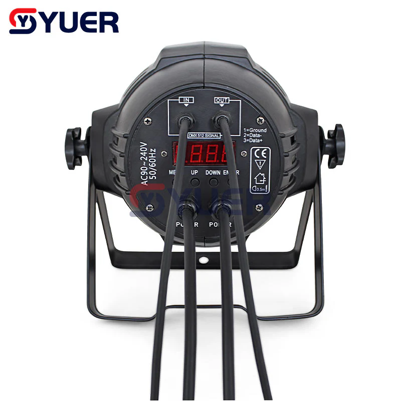 YUER™️ 18PCS LED Zoom Par Light Indoor Aluminum Par Lights 18X18W RGBWA-UV 6IN1 Quad Color LED Zoom Par Lights 25 Degree Beam Angle - Image 3