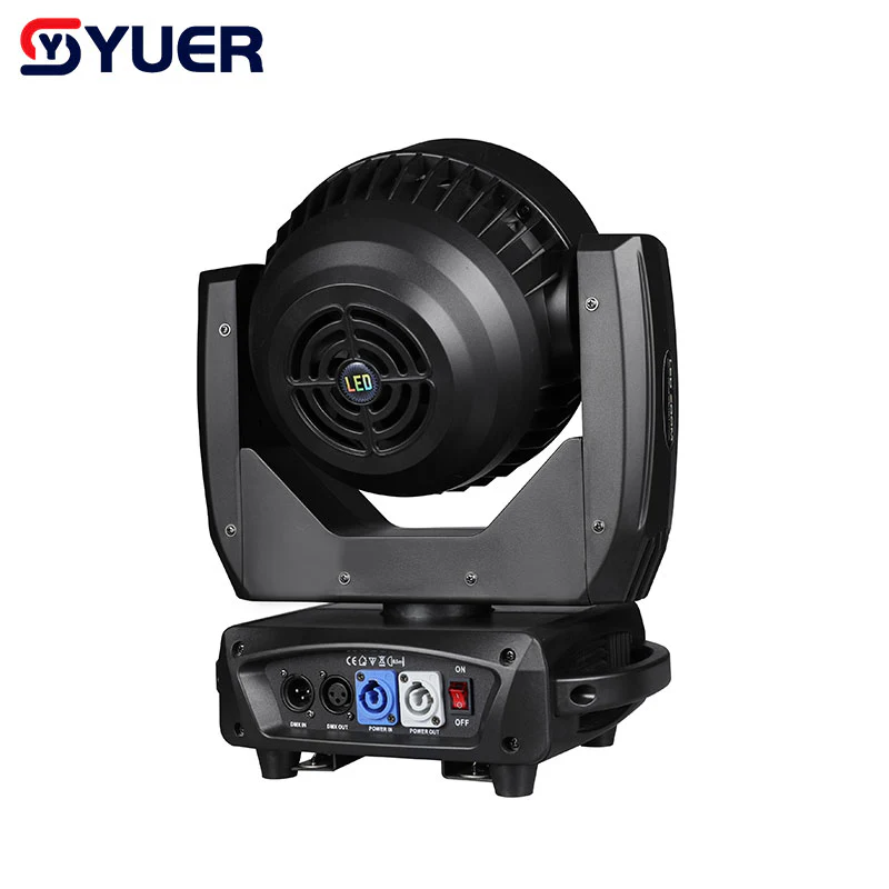 YUER™️ 19PCS 15W RGBW 4IN1 Focusing Moving Head Wash Light for Disco Beam Lights DJ Party Stage Lighting Commercial Lights