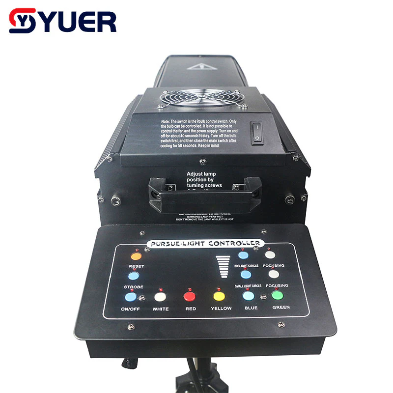 YUER™️ LED 400W Point Control Follow Spot Light Professional DMX512 Follow Spot Projector for Party Stage DJ Show - Image 6