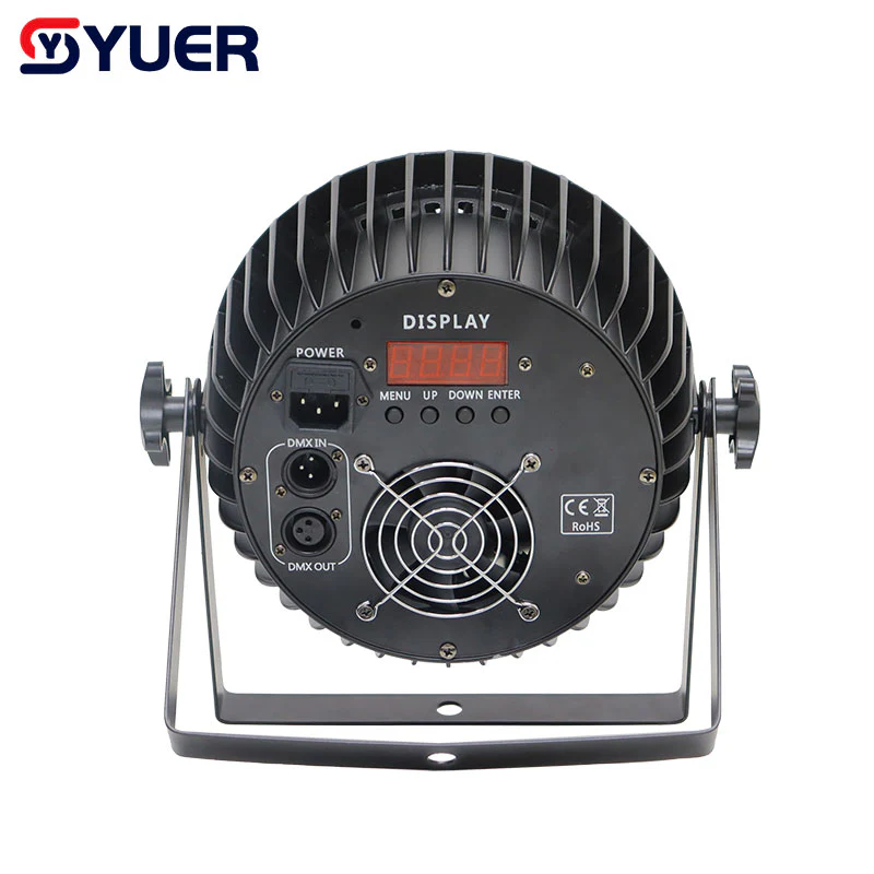 YUER™️ Aluminum Alloy LED Par Lights 18X10W RGBW 4In1/18X15W RGBWA 5In1//18X18W RGBWA+UV 6In1 LED Lighting DMX512 Disco Light Professional Stage Bar Dj Equipment