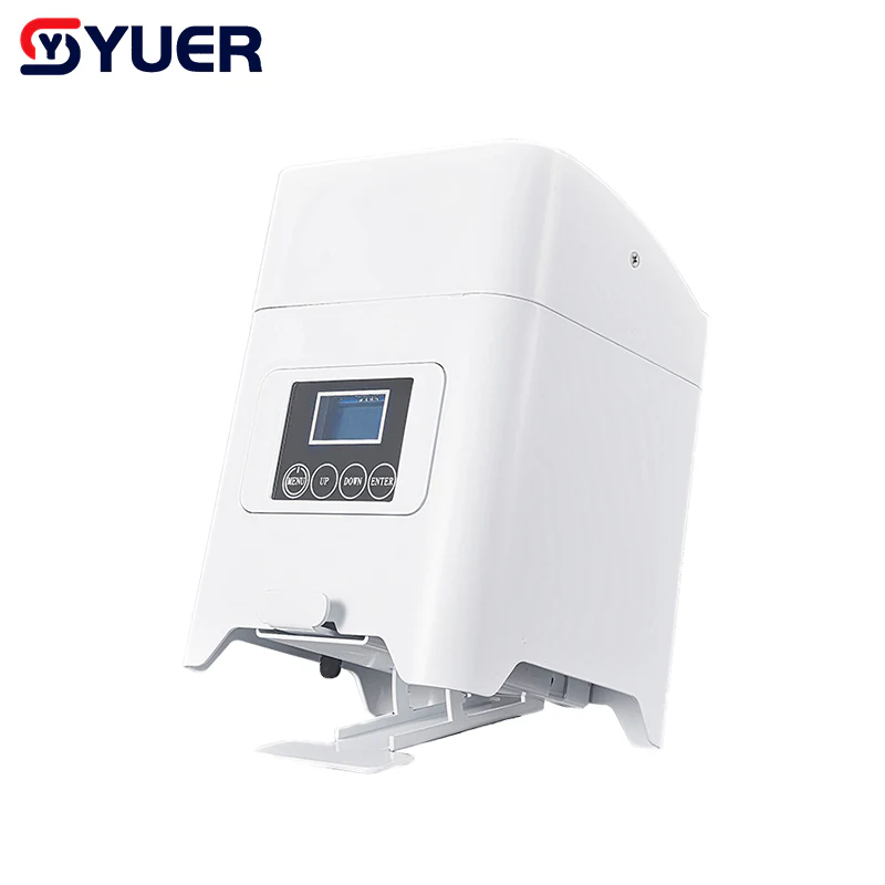 YUER™️ Battery Wireless Waterproof Par Light 6X18W RGBWA-UV 6IN1 LED Par Light DMX512 Automatic Voice Control for DJ Disco Stage Indoor Bar - Image 6