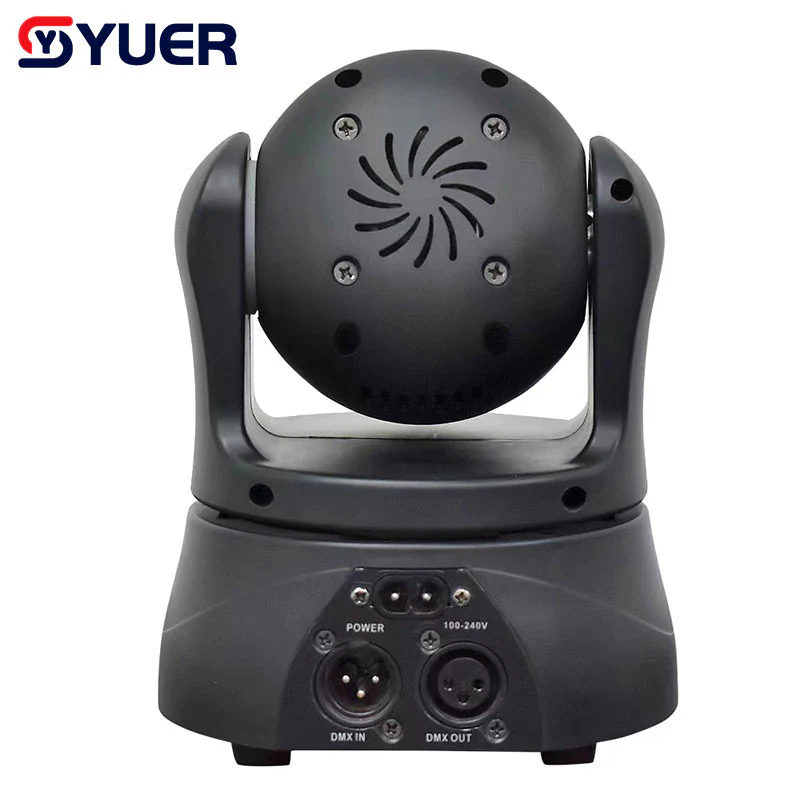 YUER™️ NEW Mold MINI LED 60W RGBW Beam Moving Head Light DMX512 Stage Light for Home Entertainment Professional Stage Music Party - Image 4