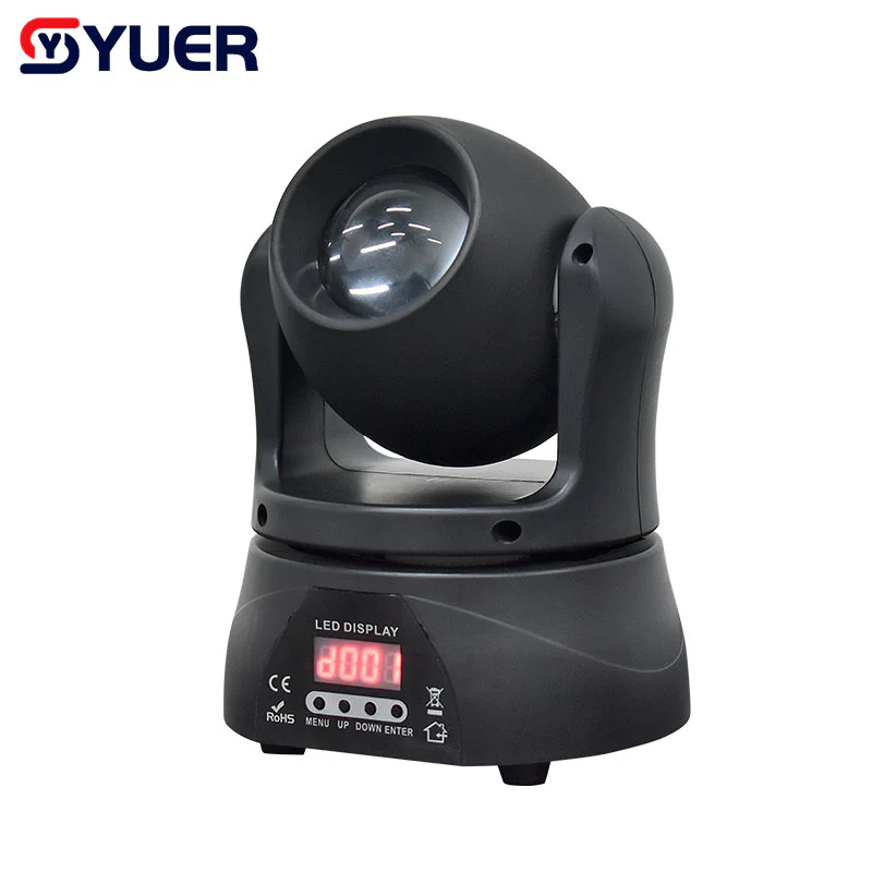 YUER™️ NEW Mold MINI LED 60W RGBW Beam Moving Head Light DMX512 Stage Light for Home Entertainment Professional Stage Music Party - Image 3