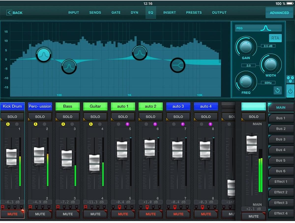 Xair XR18 18-Channel 12-Bus Wireless Digital Mixer for Ipad/Android Tablet - Image 4