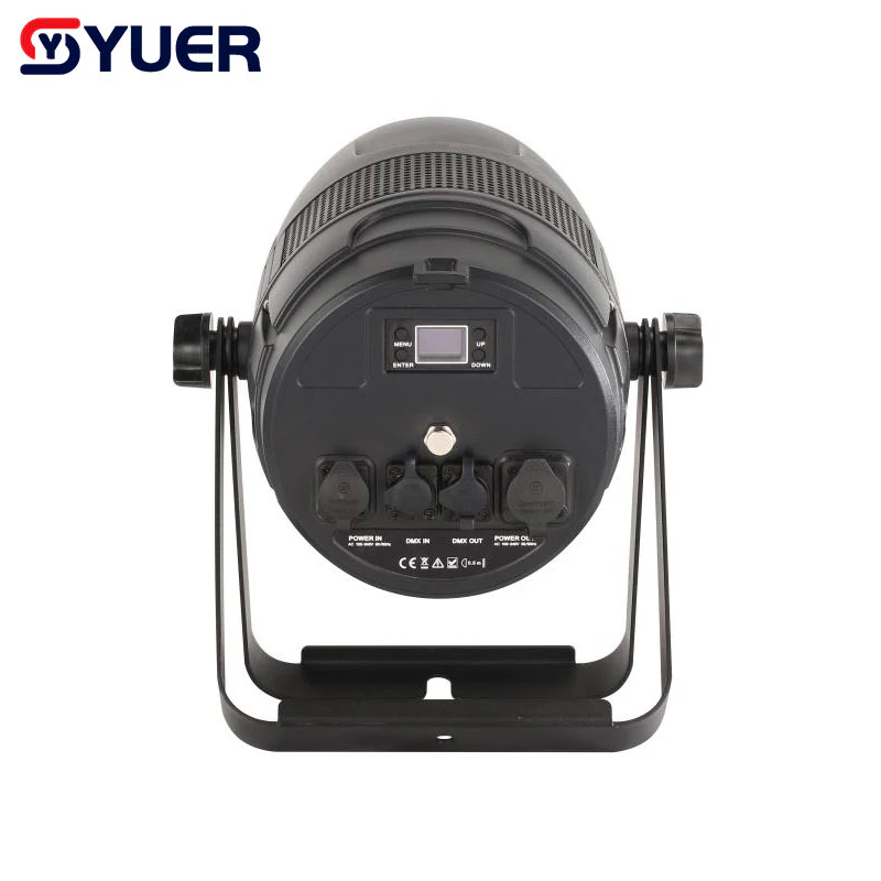 YUER™ IP65 Waterproof 7X40W LED RGBW 4In1 Wash Beam Zoom Effect Par Lights Aluminum Case Strobe DMX Music Dj Disco Stage Chirstmas Background