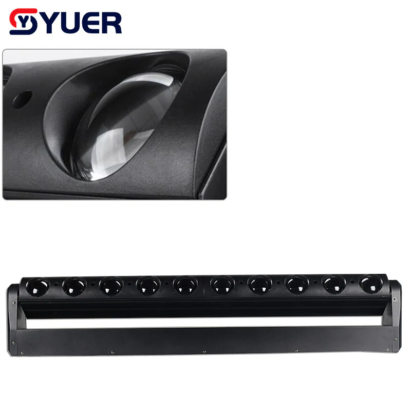 YUER™️ 10X40W LED Scanning Point Control Moving Head Beam Light RGBW 4IN1 Wall Bar Stage Matrix Dyeing for Party KTV Disco DJ - Image 2