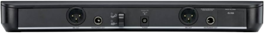 BLX288/PG58 Wireless Microphone System - 14-Hour Battery Life, 300 Ft Range, UHF | Includes (2) PG58 Handheld Vocal Mics, Dual Channel Receiver | J11 Band (BLX288/PG58-J11) - Image 6