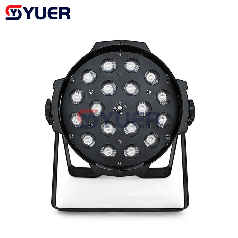 YUER™️ 18PCS LED Zoom Par Light Indoor Aluminum Par Lights 18X18W RGBWA-UV 6IN1 Quad Color LED Zoom Par Lights 25 Degree Beam Angle - Image 2