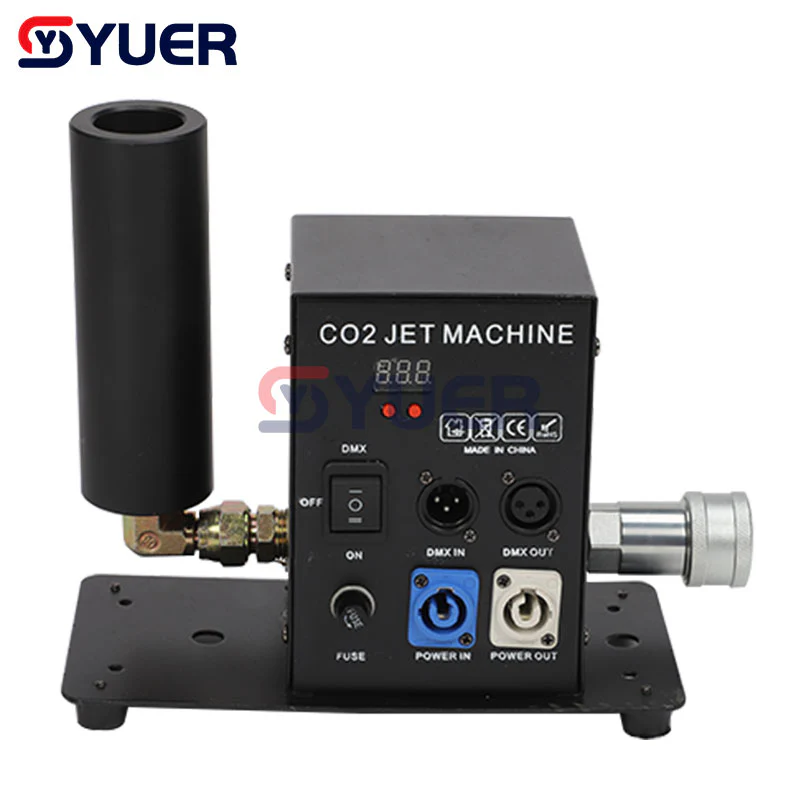 YUER™️ CO2 Multi-Angle Smoke Machine Carbon Dioxide Single Head DMX Stage Smoke Equipment Carbon Dioxide Gas Column CO2 Jet - Image 3