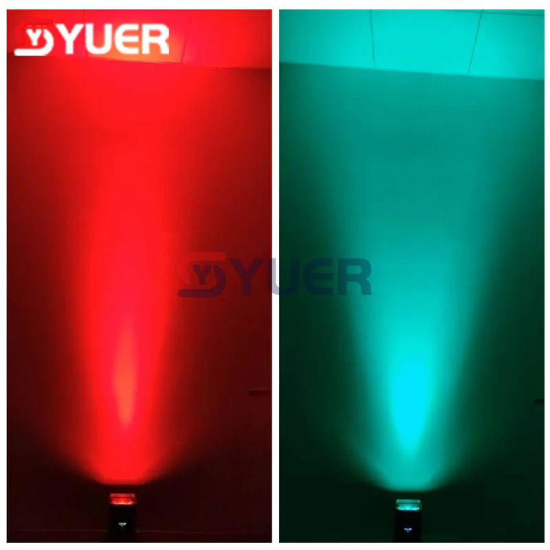 YUER™️ NEW Battery Wireless Par 6X18W RGBWA-UV 6IN1 DJ Par Light IR Remote and Wifi APP Control LED Par for DJ Disco Stage Indoor Bar - Image 8