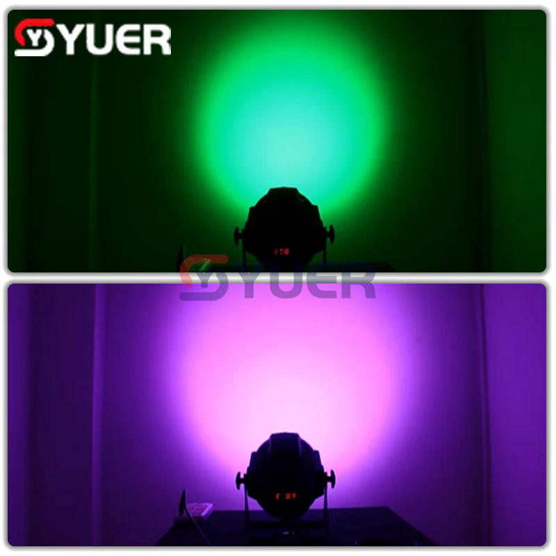 YUER™️ 18PCS LED Zoom Par Light Indoor Aluminum Par Lights 18X18W RGBWA-UV 6IN1 Quad Color LED Zoom Par Lights 25 Degree Beam Angle - Image 6