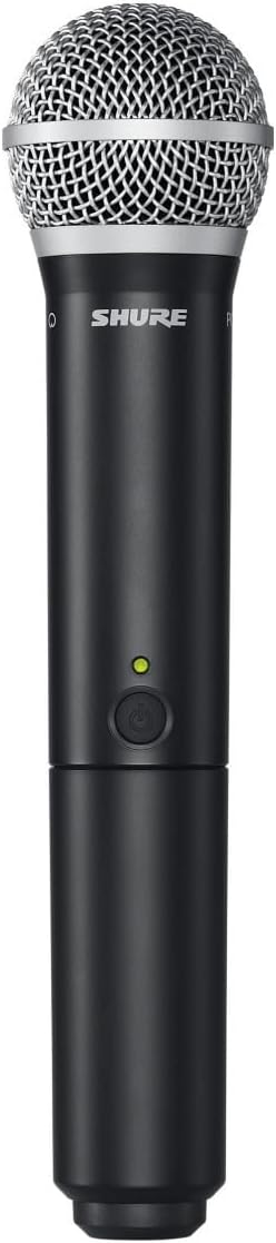 BLX288/PG58 Wireless Microphone System - 14-Hour Battery Life, 300 Ft Range, UHF | Includes (2) PG58 Handheld Vocal Mics, Dual Channel Receiver | J11 Band (BLX288/PG58-J11) - Image 3