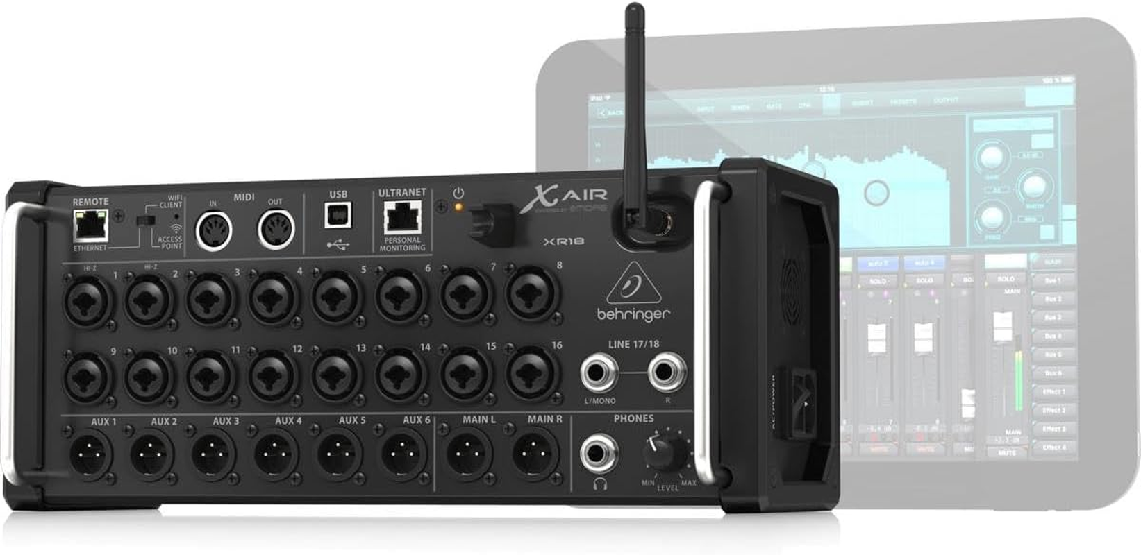 Xair XR18 18-Channel 12-Bus Wireless Digital Mixer for Ipad/Android Tablet - Image 8