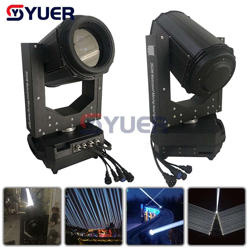YUER™️ IP65 Waterproof 350W 0Sram Beam Discoloration Pattern Moving Head Light for DJ Concert Stage Prom Showroom Music Festival