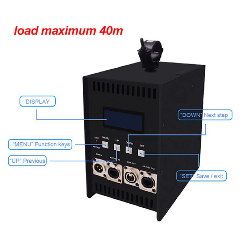 YUER™️ SMD 5050 RGB 3IN1 288 LED Pixel Light DMX 512 Control DJ Stage Party Disco Effect Wash Light IC Digital Tube in Full Colour - Image 10