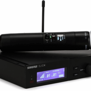 SLXD24/SM58 Digital Wireless Microphone System - Includes SLXD2 Handheld Transmitter with SM58 Vocal Mic Capsule and SLXD4 Single Channel Rack Mount Receiver | H55 Band (SLXD24/SM58-H55) - Image 3