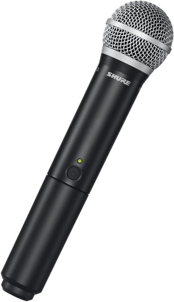 BLX288/PG58 Wireless Microphone System - 14-Hour Battery Life, 300 Ft Range, UHF | Includes (2) PG58 Handheld Vocal Mics, Dual Channel Receiver | J11 Band (BLX288/PG58-J11) - Image 4