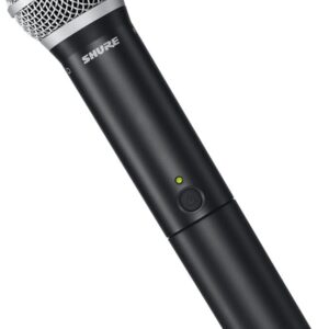 BLX288/PG58 Wireless Microphone System - 14-Hour Battery Life, 300 Ft Range, UHF | Includes (2) PG58 Handheld Vocal Mics, Dual Channel Receiver | J11 Band (BLX288/PG58-J11) - Image 5