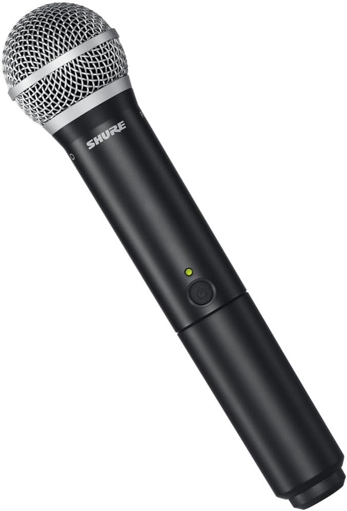 BLX288/PG58 Wireless Microphone System - 14-Hour Battery Life, 300 Ft Range, UHF | Includes (2) PG58 Handheld Vocal Mics, Dual Channel Receiver | J11 Band (BLX288/PG58-J11) - Image 5