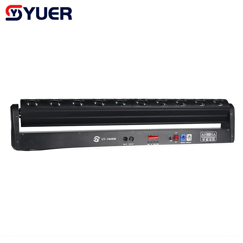 YUER™️ 10X40W LED Scanning Point Control Moving Head Beam Light RGBW 4IN1 Wall Bar Stage Matrix Dyeing for Party KTV Disco DJ - Image 5