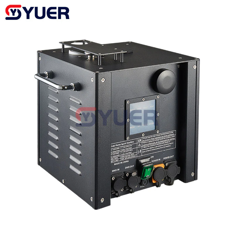 YUER™️ NEW Waterproof 700W Cold Spark Machine Cold Fireworks Wedding Sparkler Fountain DMX Remote Control Spray for Party DJ Show - Image 4
