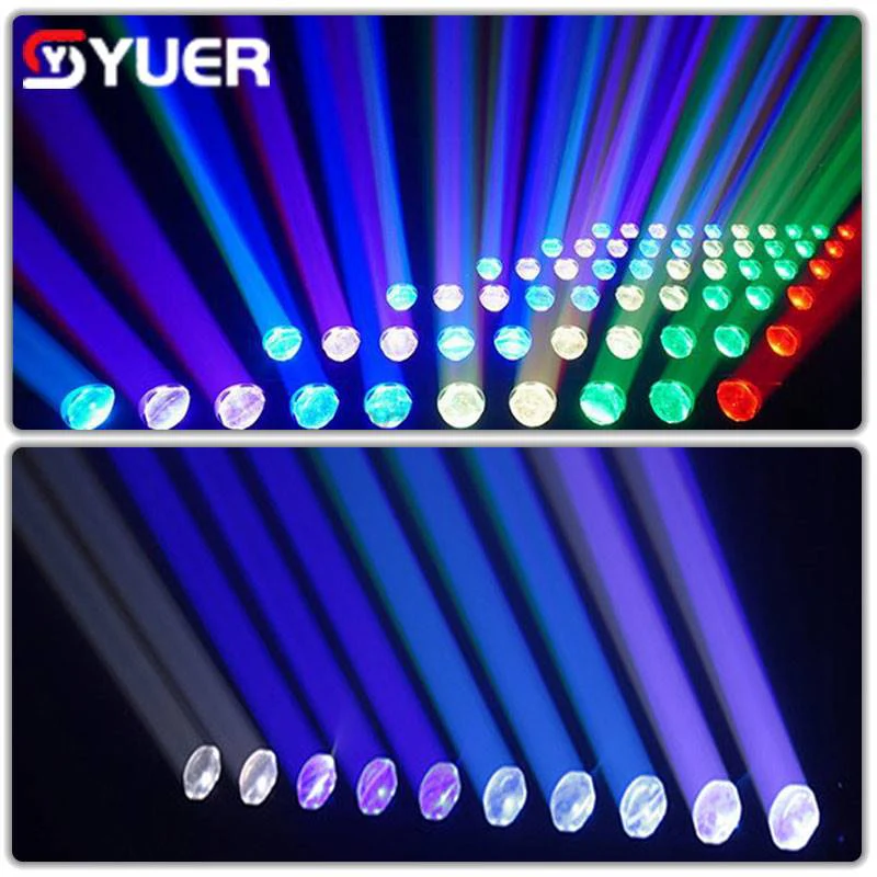 YUER™️ 10X40W LED Scanning Point Control Moving Head Beam Light RGBW 4IN1 Wall Bar Stage Matrix Dyeing for Party KTV Disco DJ - Image 6