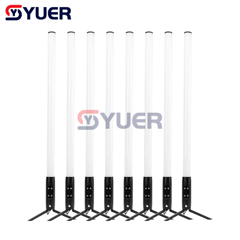 YUER™️ 8PCS 100Cm RGB Battery LED Light Tube Waterproof IP54 Built-In Battery APP Control Stage Lighting for DJ Disco Photo Photographe - Image 4