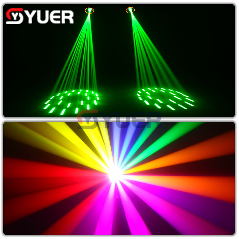 YUER™️ New 200W LED Beam plus Light Strip with Moving Head Light DMX DJ Stage Bar Disco Strobe - Image 7