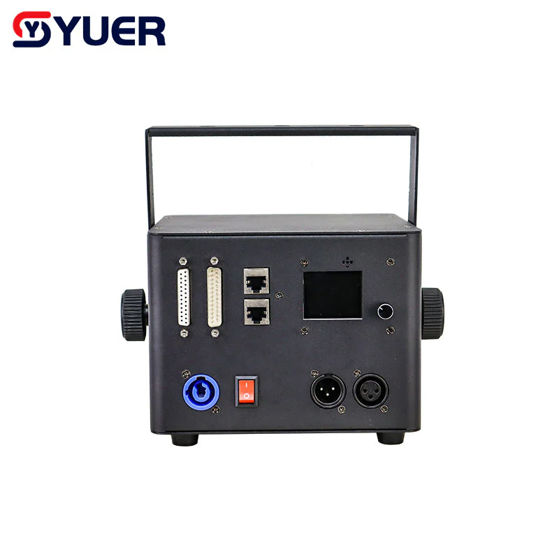 YUER™️ New 5W RGB Animaiton Laser Light with APP Control Beam Pattern Stage Lights DMX512 16CH DJ Disco Wedding Bar Stage Effect - Image 3