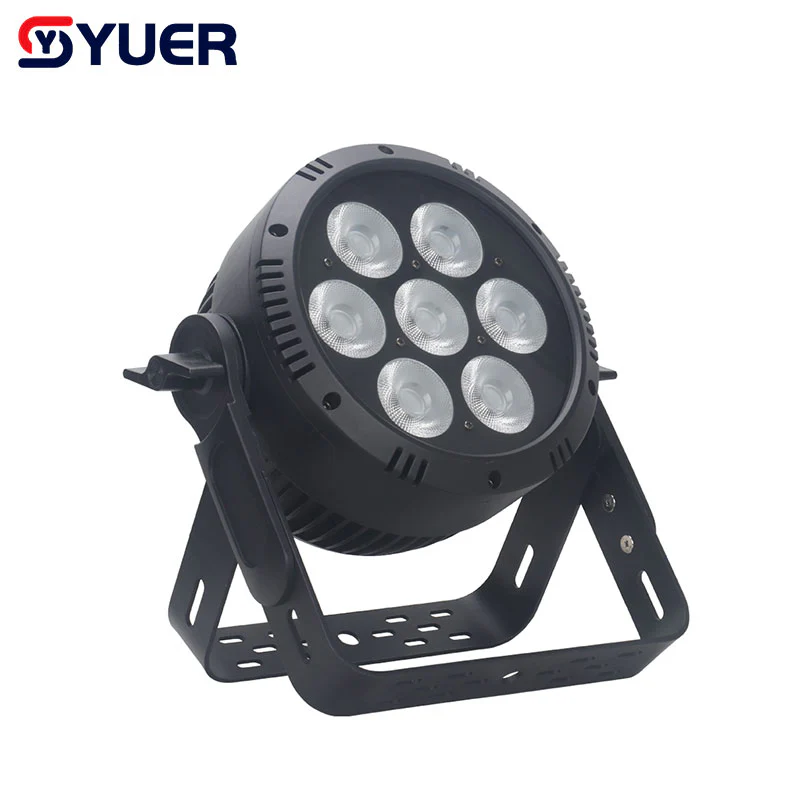 YUER™️ 7X30W RGBW 4IN1 LED Par Light Waterproof Par for DJ Disco Party Nightclub Wedding Outdoor Stage Light Effect
