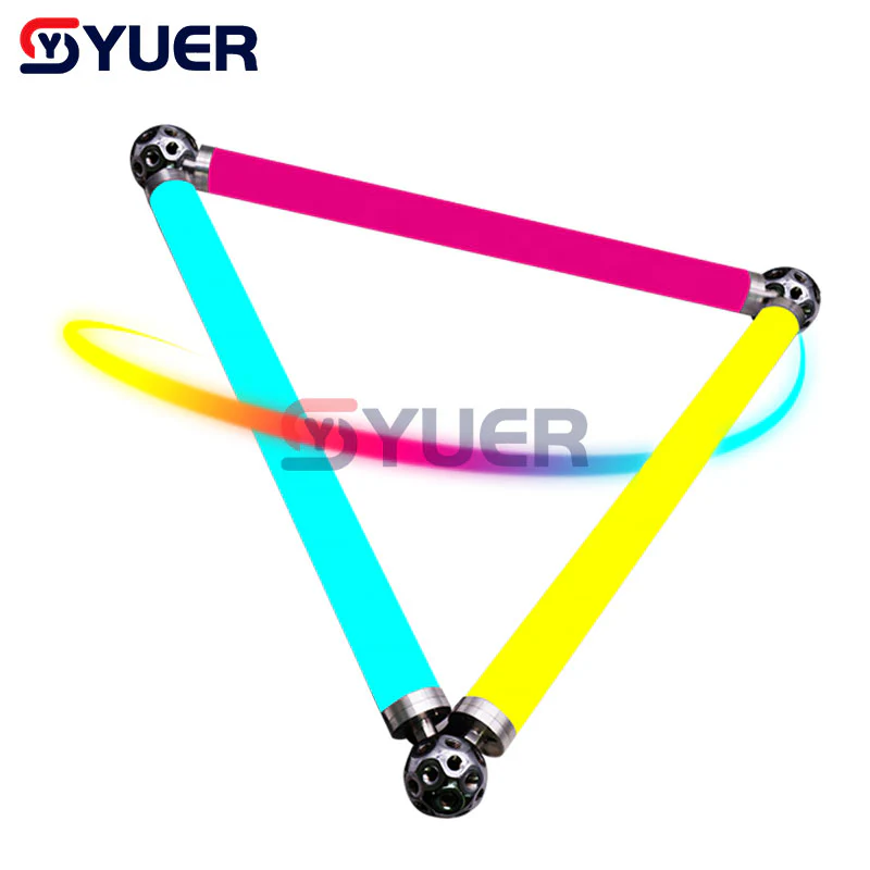 YUER™️ SMD 5050 RGB 3IN1 288 LED Pixel Light DMX 512 Control DJ Stage Party Disco Effect Wash Light IC Digital Tube in Full Colour - Image 4