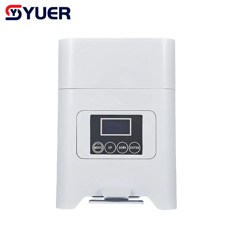 YUER™️ Battery Wireless Waterproof Par Light 6X18W RGBWA-UV 6IN1 LED Par Light DMX512 Automatic Voice Control for DJ Disco Stage Indoor Bar - Image 2