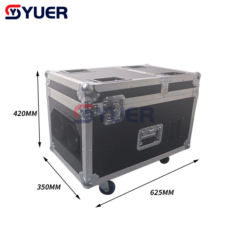 YUER™️ Double Head 3000W Water Fog Haze Machine DMX Remote Control Smoke Haze Low Lying Decoration Wedding Stage Concert Party Effect - Image 2