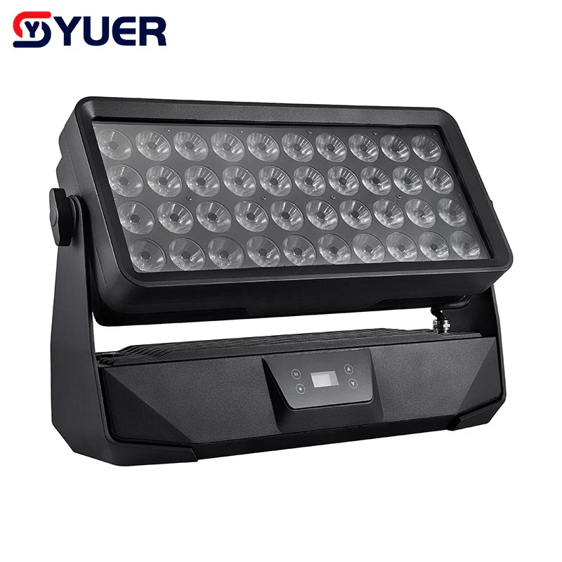 YUER™ IP65 Waterproof LED 40X15W RGBW 4In1 Wash Floodlight Par Light Strobe Light DMX512 Control for Party Wedding DJ Disco - Image 4