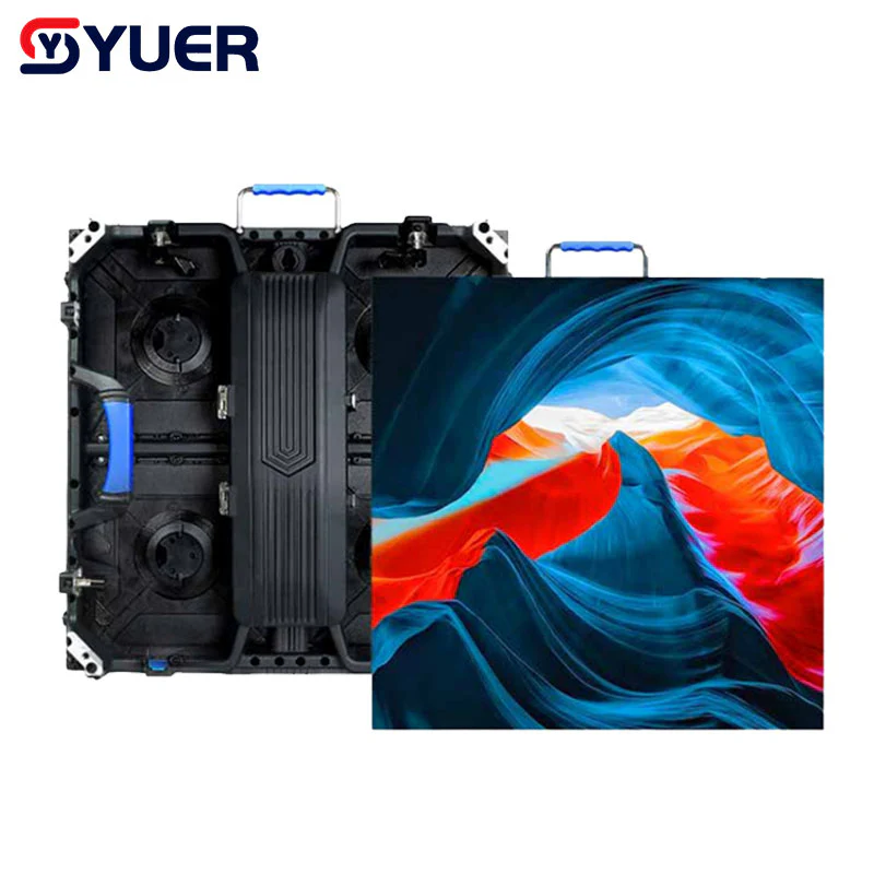 YUER™️ IP65 P3.91 LED Screen Outdoor Indoor Waterproof Module Size 500*500Mm Cabinet 500*1000Mm Stage Advertising Display - Image 4