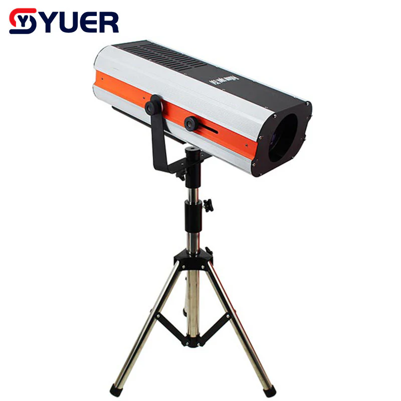 YUER™ 300W LED Follow Spot Light 5 Colors + White Light LED Follow Spot Tracker with Flying Case Suitable for Wedding Theater DJ Party Performance - Image 3