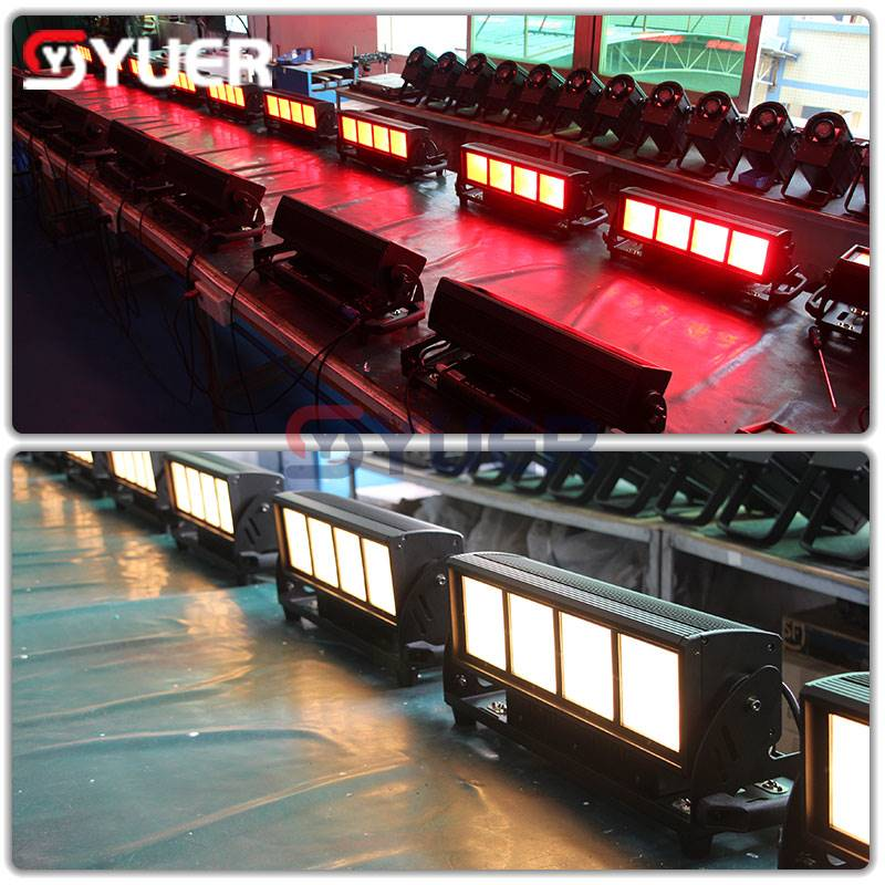 YUER™️ 300W LED Cyclorama Light 100Pcs 3W High Brightness Colorful LED Lamps DMX512 Suitable for Large-Scale Theatrical Performances, Theaters, Studios, Discos and Other Places. - Image 7
