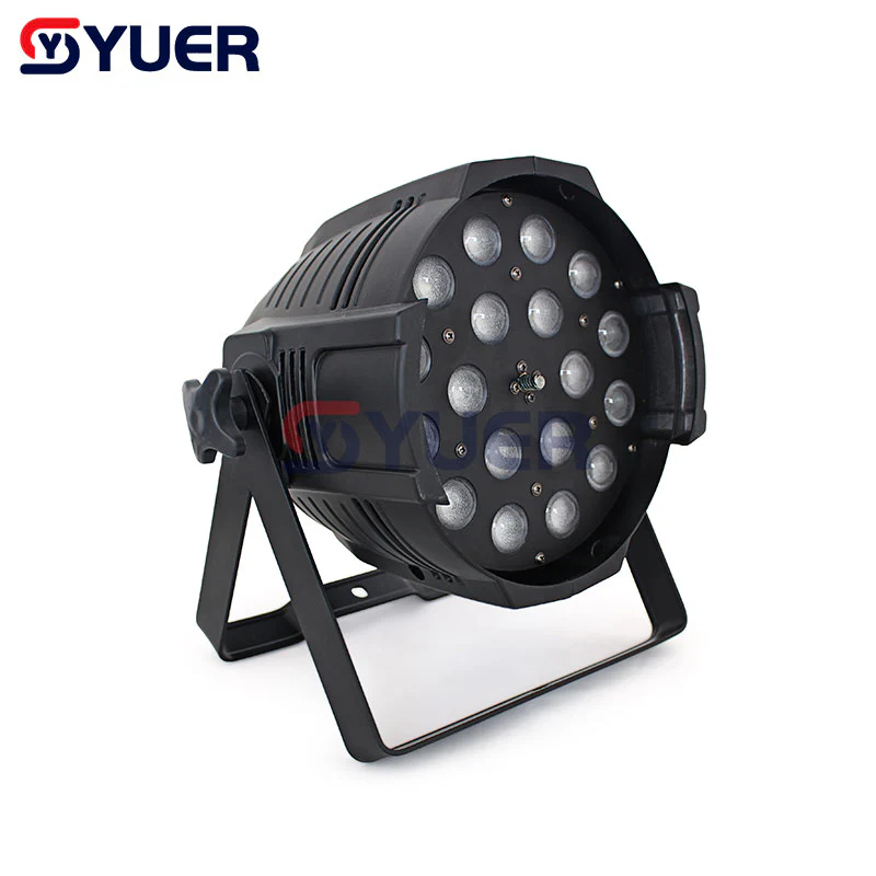 YUER™️ 18PCS LED Zoom Par Light Indoor Aluminum Par Lights 18X18W RGBWA-UV 6IN1 Quad Color LED Zoom Par Lights 25 Degree Beam Angle - Image 4