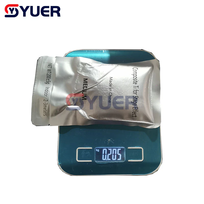 YUER™️ 600W Cold Spark Firework Machine in Use T*I Powder 200G/Bag for Cold Spark Fireworks Machine DMX Cold Fountain Wedding DJ - Image 4