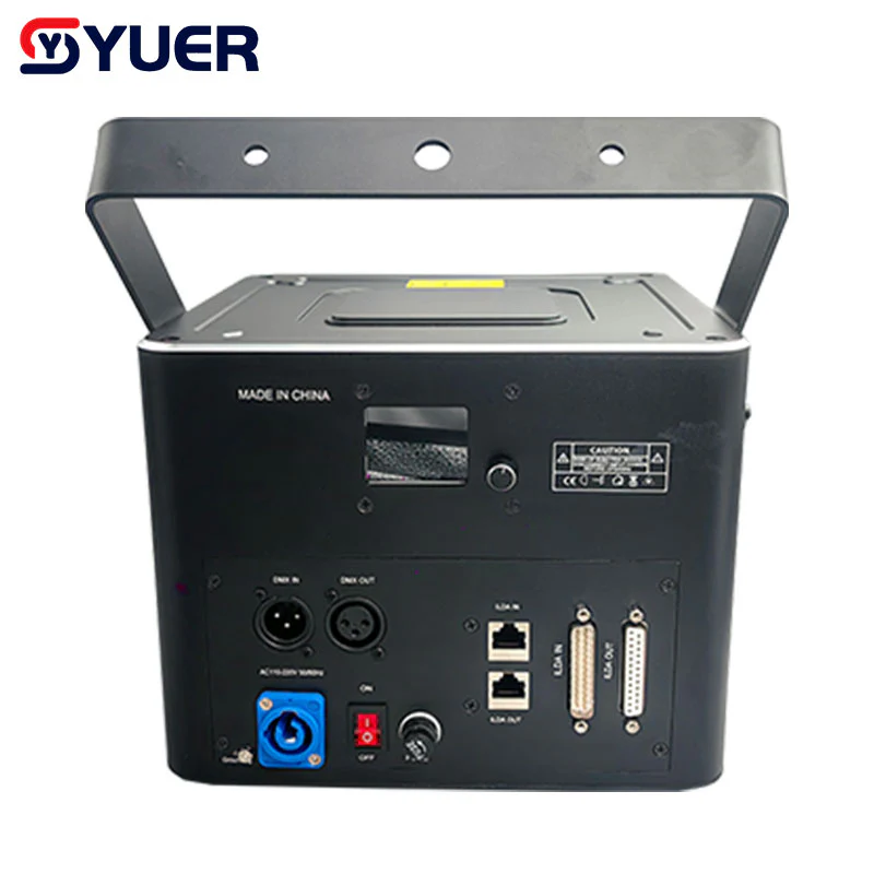 YUER™️ 10W Full Color Laser Light Beam Scanning Animation Pattern Effect Laser Projector for DJ Disco Stage Party Wedding Dance Floor