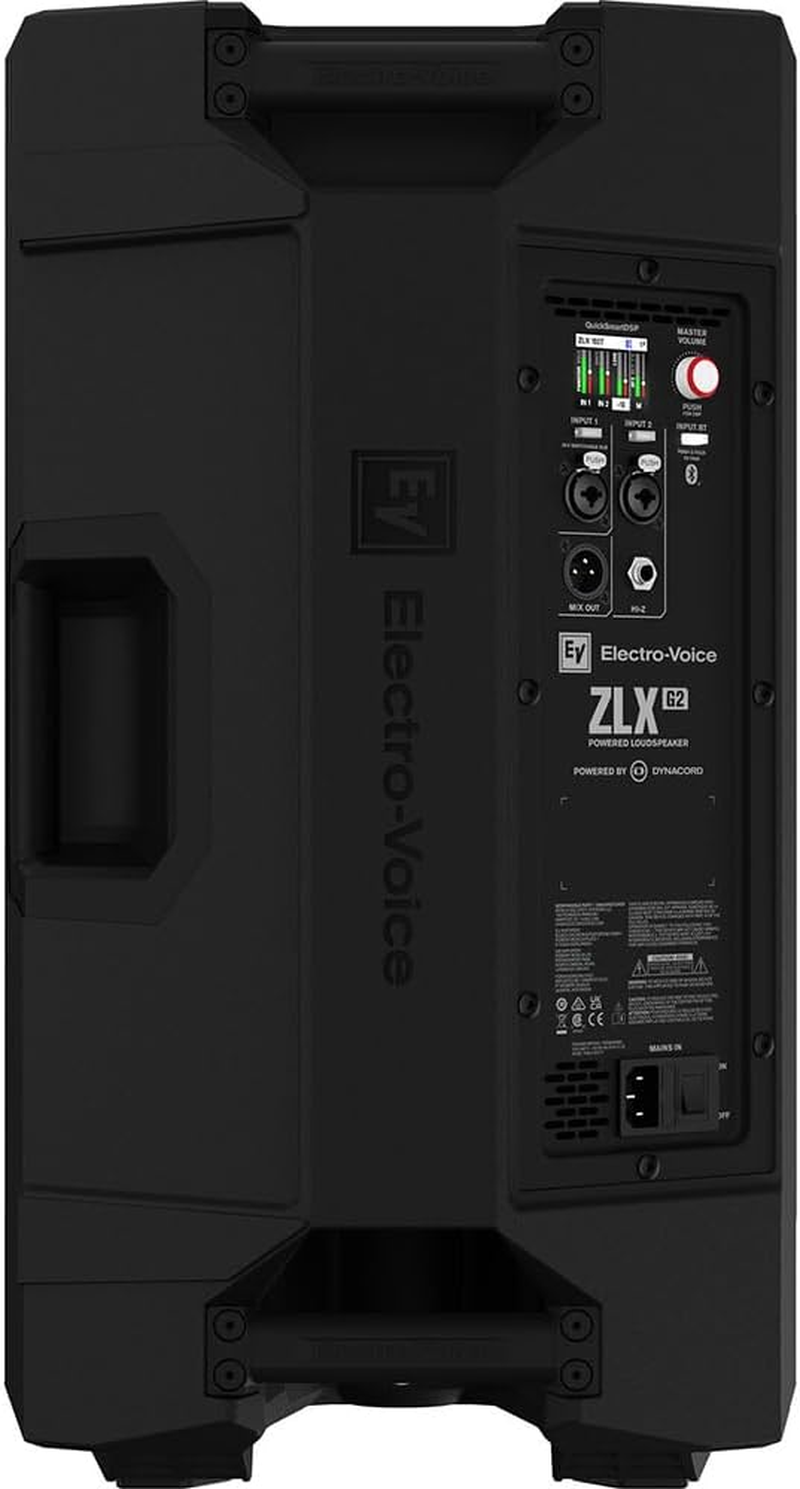 ZLX-12P-G2 12"" 2-Way 1000W Bluetooth-Enabled Powered Loudspeaker (Black) Bundle with Auray SS-4420 Steel Speaker Stand, Auray Speaker Stand Bag 51"" and XLR Cable, 12-Inches - Image 3