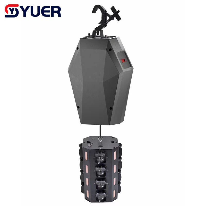 YUER™️ LED Beam 16X10W RGBW + 16X10W Amber COB Strobe Lifting Hight 1-6M DMX Artnet Mode Dj Disco Stage Lighting Club Bar Wedding