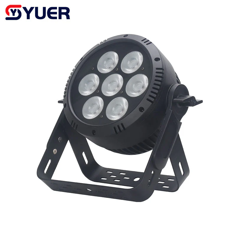 YUER™️ 7X30W RGBW 4IN1 LED Par Light Waterproof Par for DJ Disco Party Nightclub Wedding Outdoor Stage Light Effect