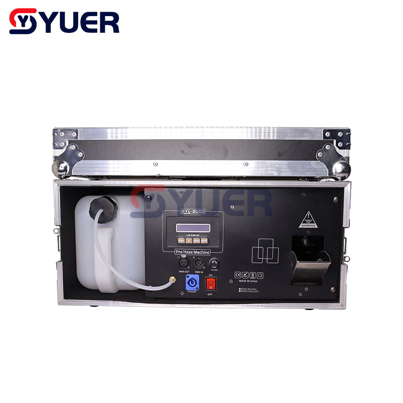YUER™️ NEW Haze Machine 2000W DMX Stage Effect Equipment Fog Smoke Machine by Remote Control for DJ Disco Party Atmosphere Hazer - Image 3