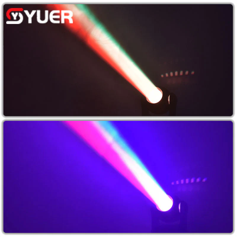 YUER™️ NEW Mold MINI LED 60W RGBW Beam Moving Head Light DMX512 Stage Light for Home Entertainment Professional Stage Music Party - Image 6