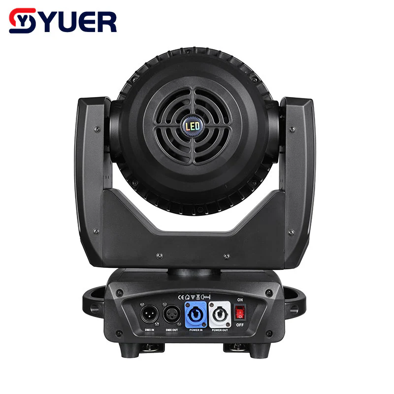 YUER™️ 19PCS 15W RGBW 4IN1 Focusing Moving Head Wash Light for Disco Beam Lights DJ Party Stage Lighting Commercial Lights