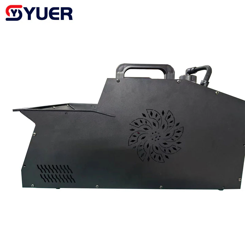 YUER™️ Fog Bubble Machine DMX512 and Remote Smoke Bubble Machine with RGB LED Lights DJ Stage Effect Bubble Machine with 2 Wheels 3.0 2 Reviews - Image 5