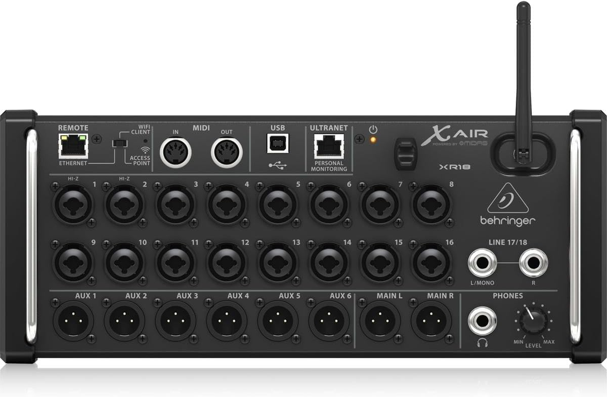 Xair XR18 18-Channel 12-Bus Wireless Digital Mixer for Ipad/Android Tablet